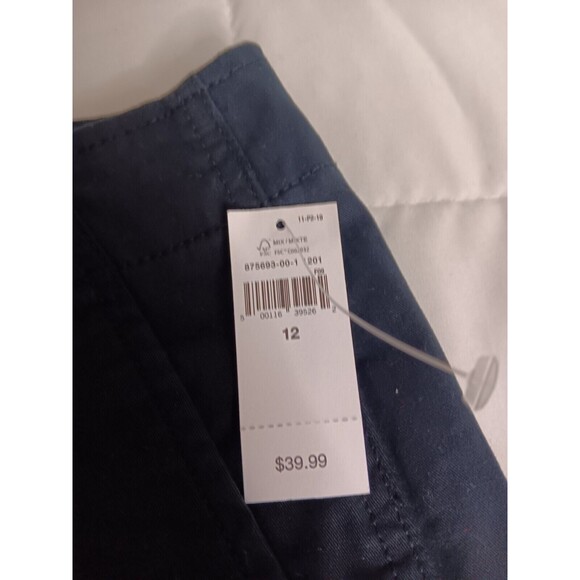 Gap Womens Downtown Khaki Shorts Black Sz 12 New With Tags - Picture 4 of 7